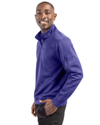 Clique Lift Solution-dyed Performance Unisex Half Zip Sweatshirt