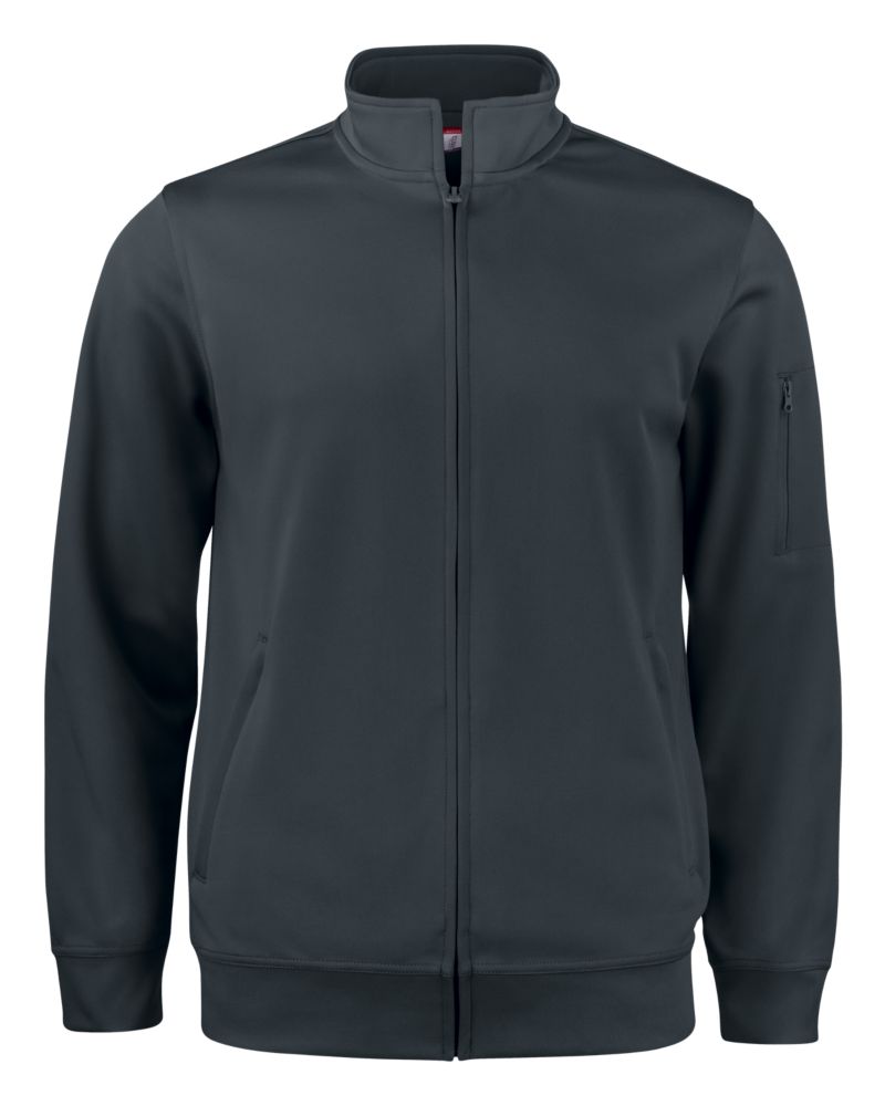 Clique Lift Solution-dyed Performance Unisex Full Zip Sweatshirt
