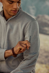 Clique Lift Solution-dyed Performance Unisex Full Zip Sweatshirt