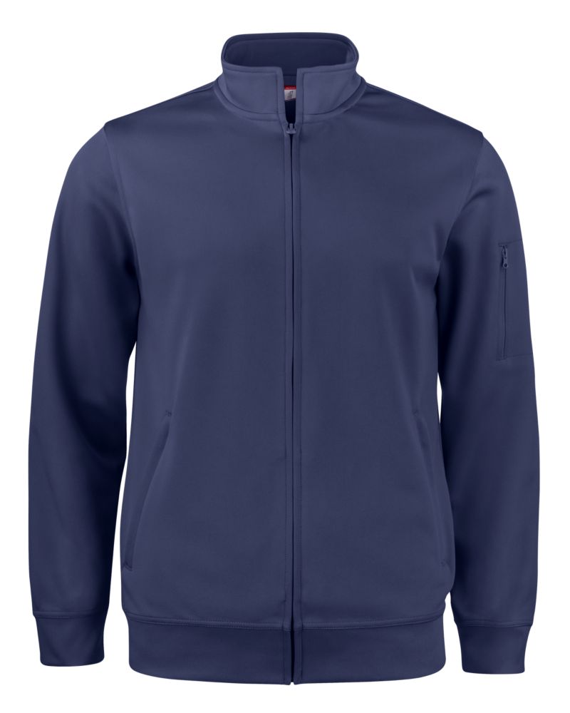 Clique Lift Solution-dyed Performance Unisex Full Zip Sweatshirt