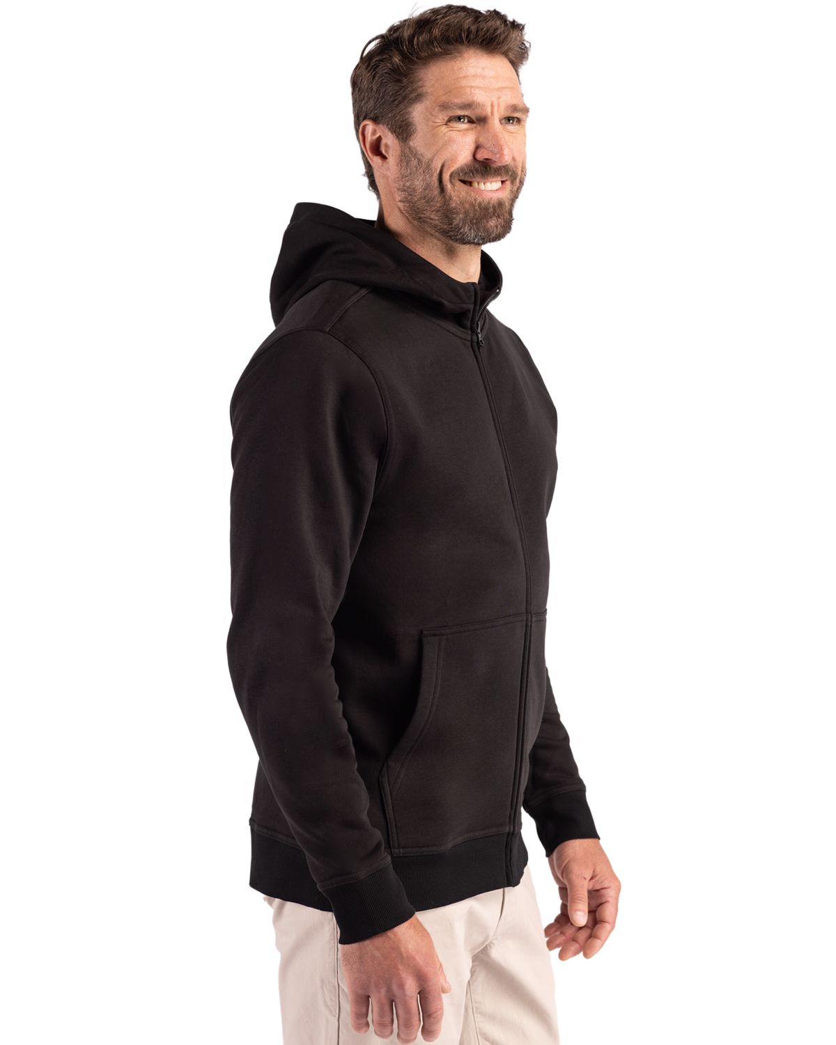 Clique Drive Recycled Unisex Full Zip Hooded Sweatshirt