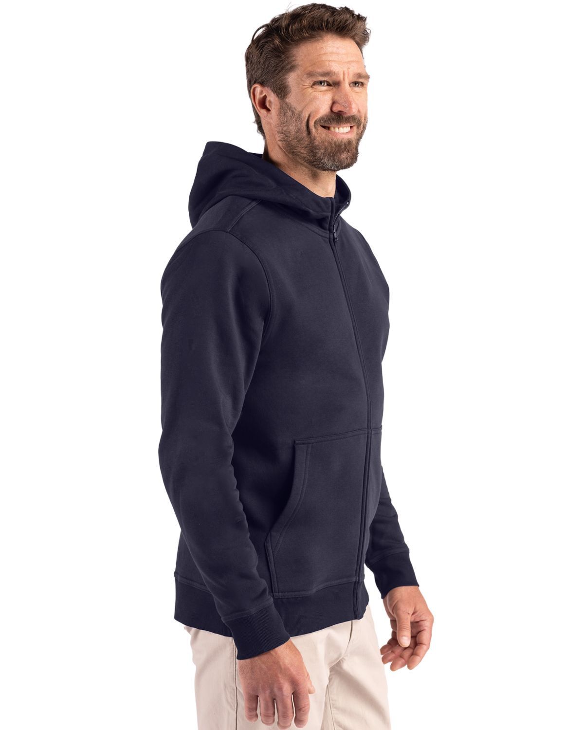 Clique Drive Recycled Unisex Full Zip Hooded Sweatshirt