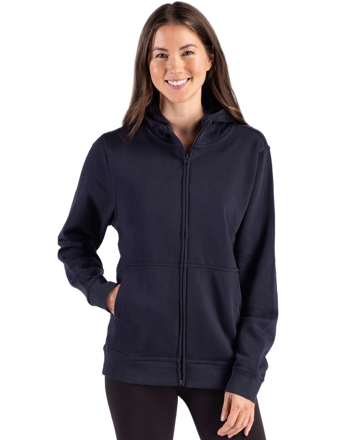 Clique Drive Recycled Unisex Full Zip Hooded Sweatshirt