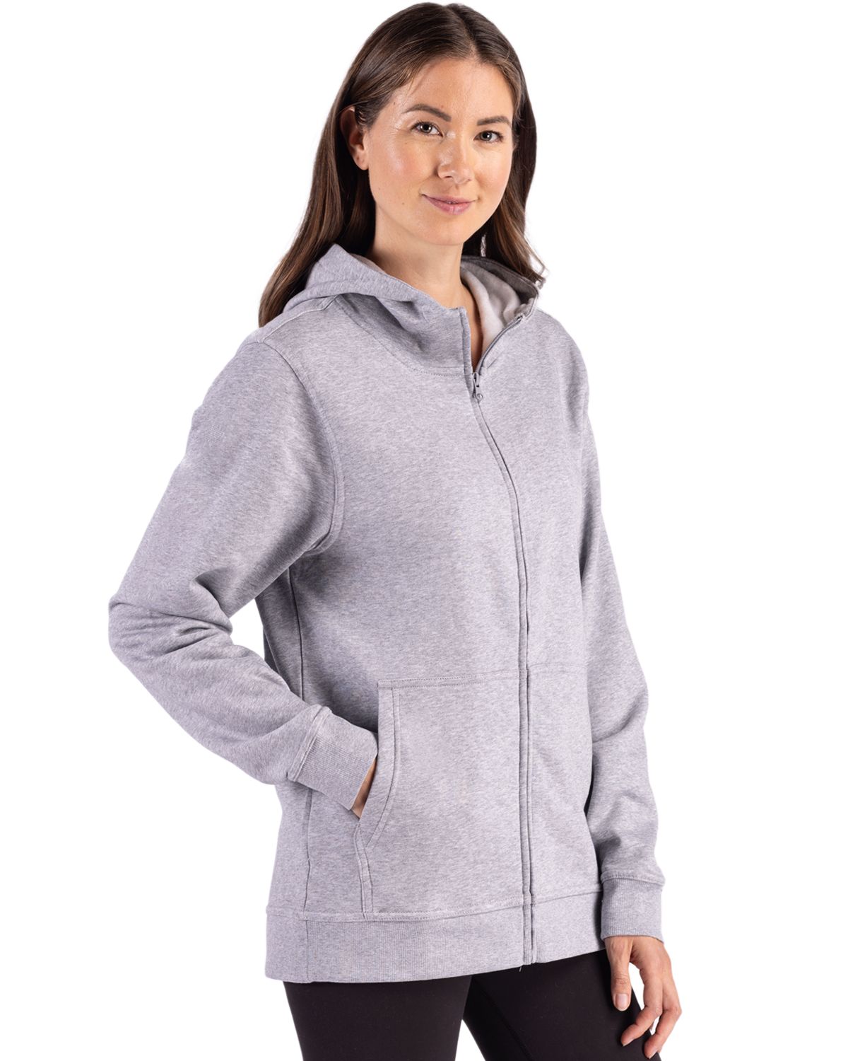 Clique Drive Recycled Unisex Full Zip Hooded Sweatshirt