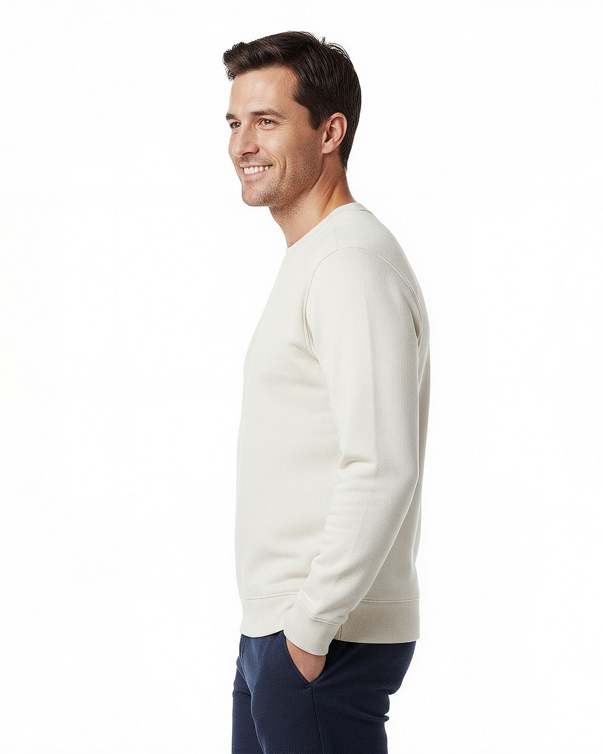 Clique Haven Recycled Mens Crewneck Sweatshirt