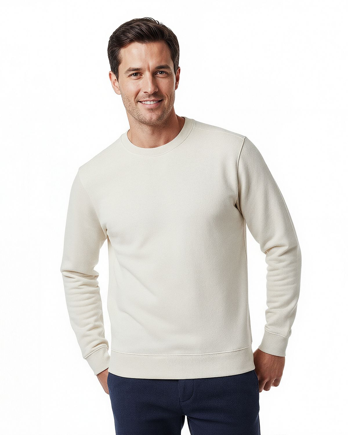 Clique Haven Recycled Mens Crewneck Sweatshirt