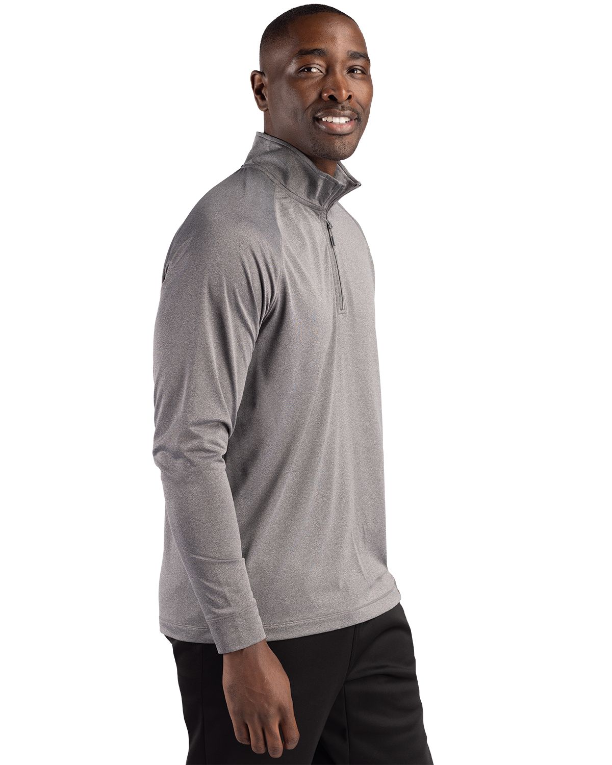 Clique Dash Recycled Mens Quarter Zip Sweatshirt