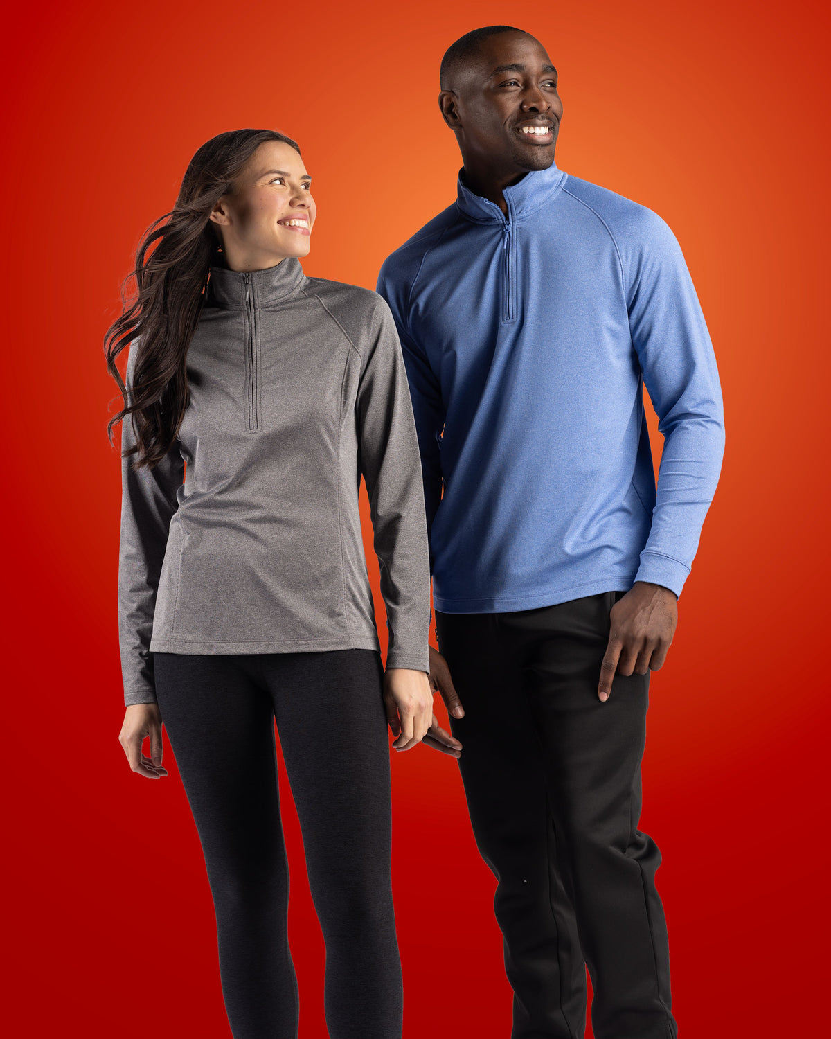 Clique Dash Recycled Mens Quarter Zip Sweatshirt