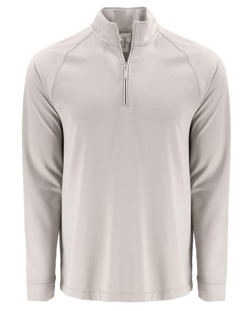Clique Dash Recycled Mens Quarter Zip Sweatshirt