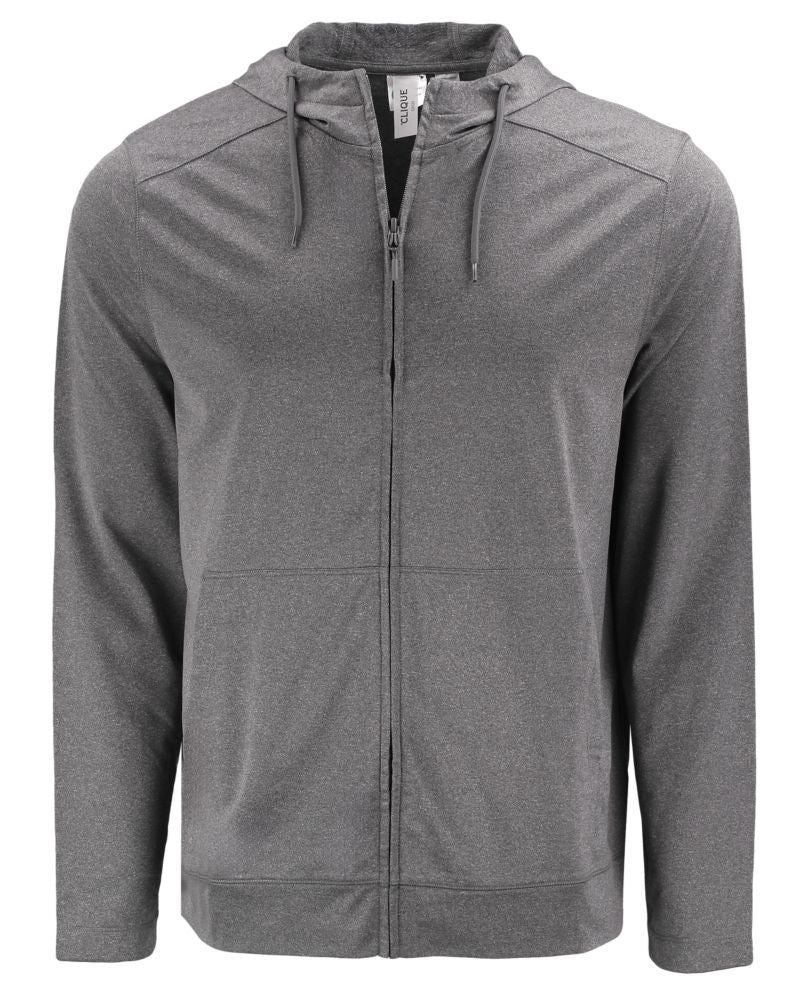 Clique Dash Recycled Mens Full Zip Hooded Sweatshirt