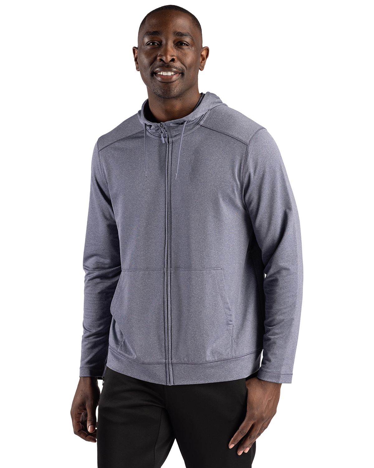 Clique Dash Recycled Mens Full Zip Hooded Sweatshirt