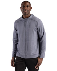 Clique Dash Recycled Mens Full Zip Hooded Sweatshirt