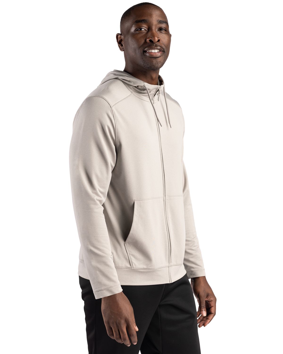 Clique Dash Recycled Mens Full Zip Hooded Sweatshirt
