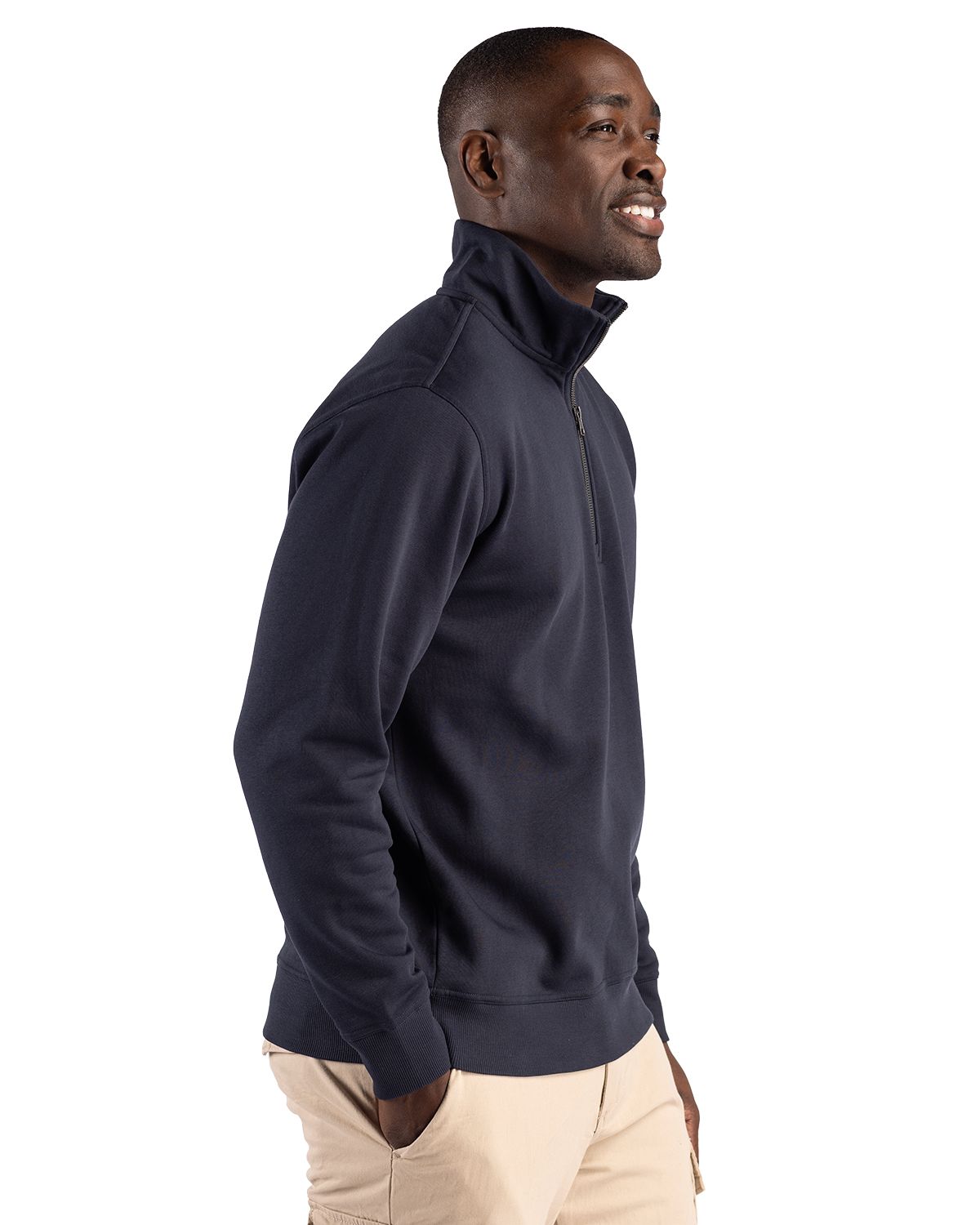 Clique Drive Recycled Unisex Quarter Zip Sweatshirt