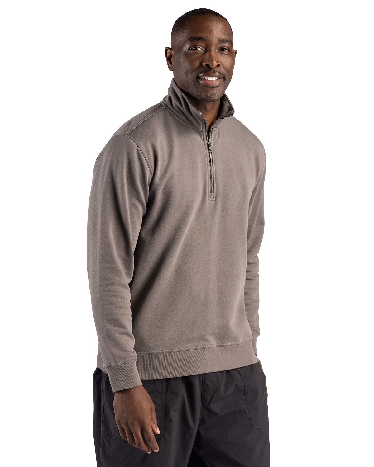 Clique Drive Recycled Unisex Quarter Zip Sweatshirt