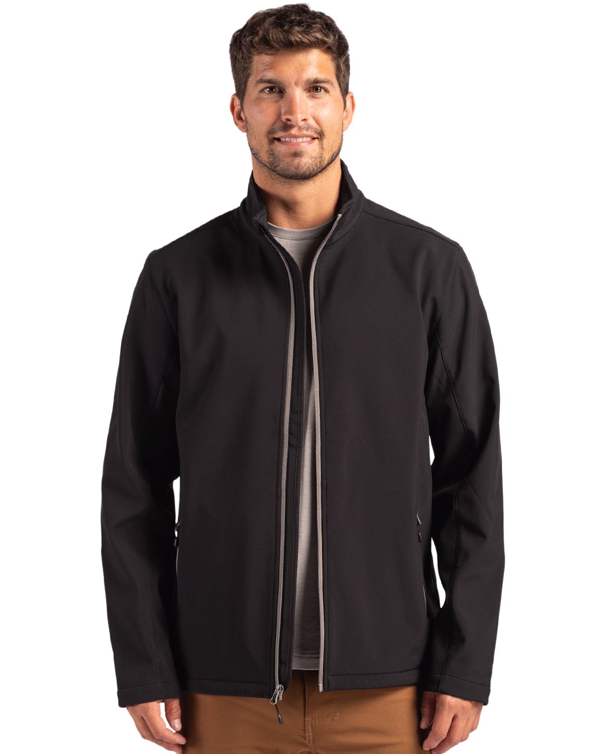Clique Tempo Recycled Stretch Softshell Mens Full Zip Jacket