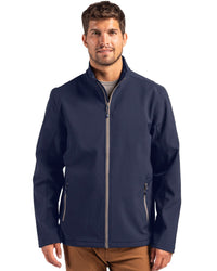 Clique Tempo Recycled Stretch Softshell Mens Full Zip Jacket