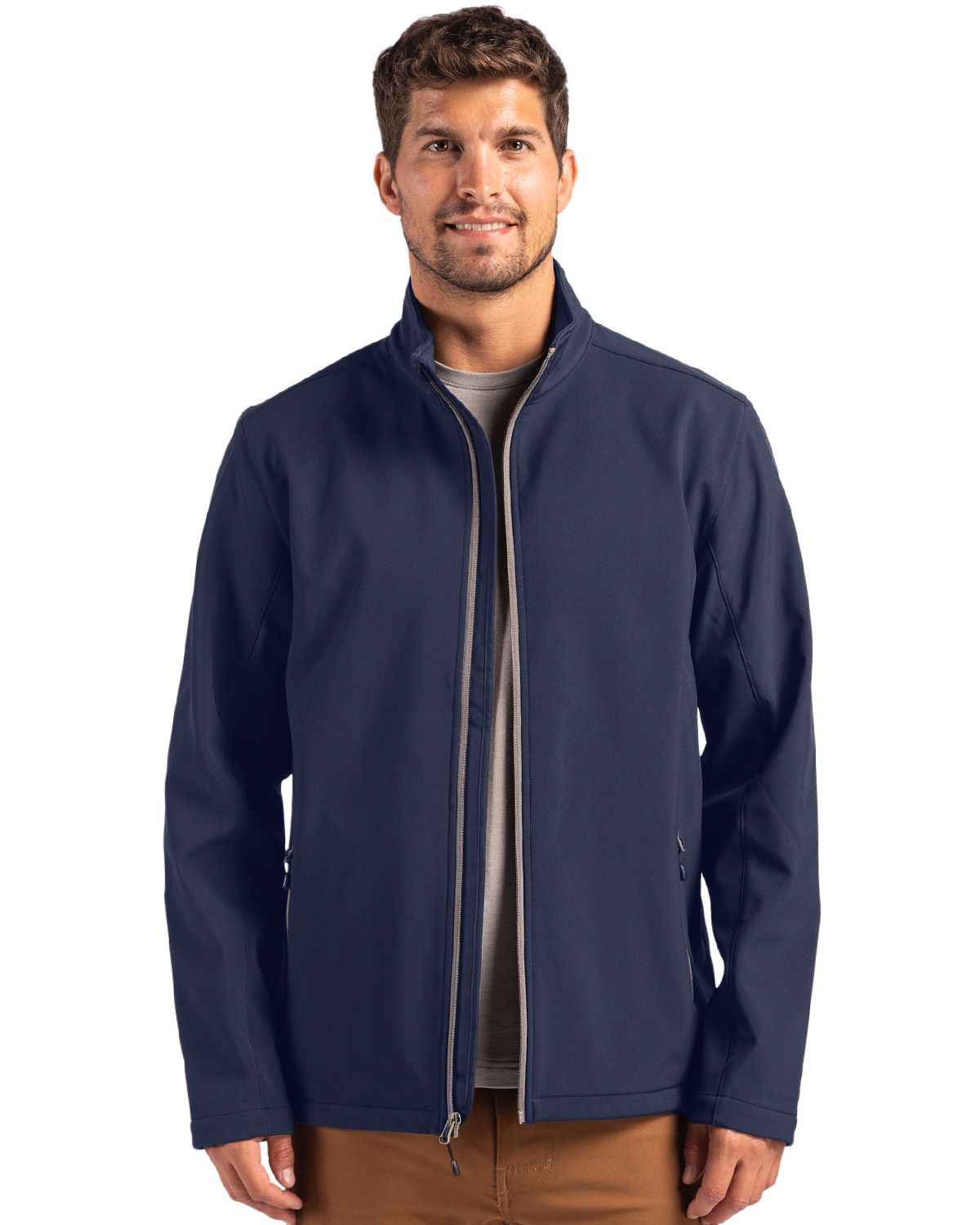Clique Tempo Recycled Stretch Softshell Mens Full Zip Jacket
