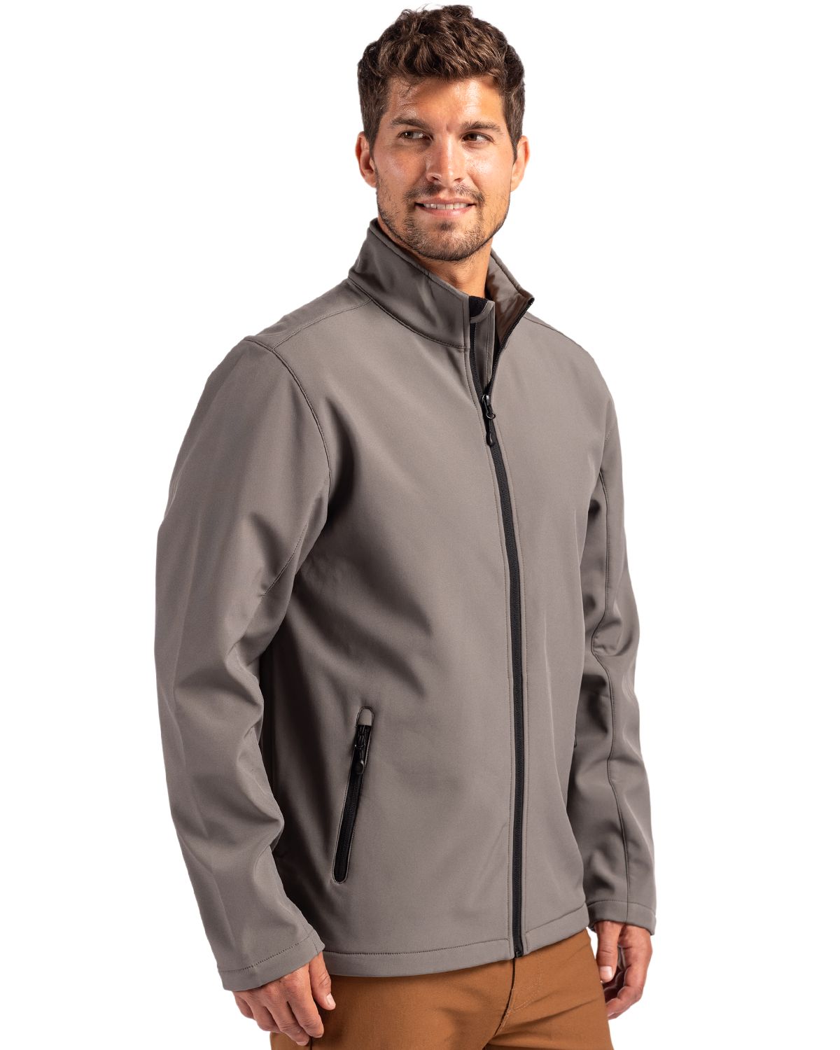 Clique Tempo Recycled Stretch Softshell Mens Full Zip Jacket