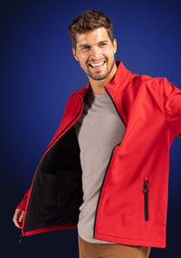 Clique Tempo Recycled Stretch Softshell Mens Full Zip Jacket
