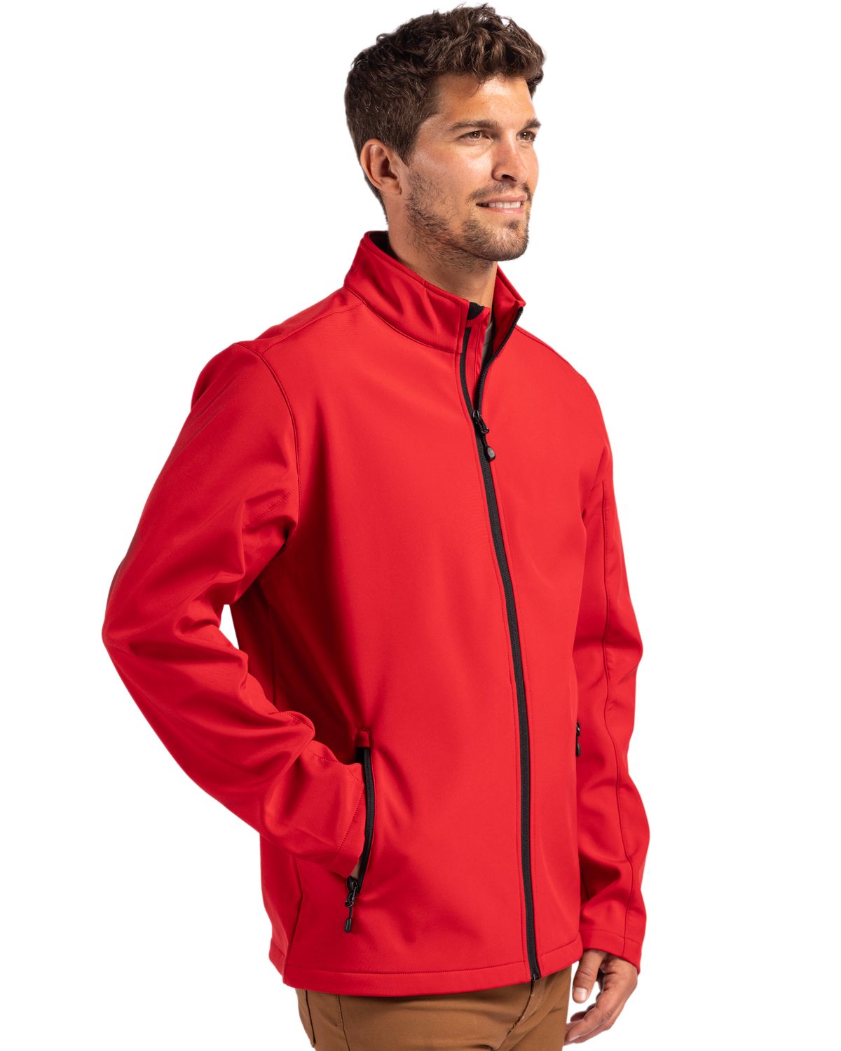 Clique Tempo Recycled Stretch Softshell Mens Full Zip Jacket