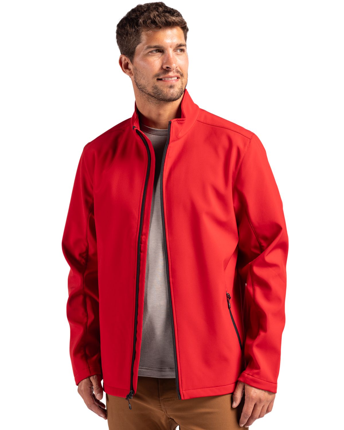 Clique Tempo Recycled Stretch Softshell Mens Full Zip Jacket