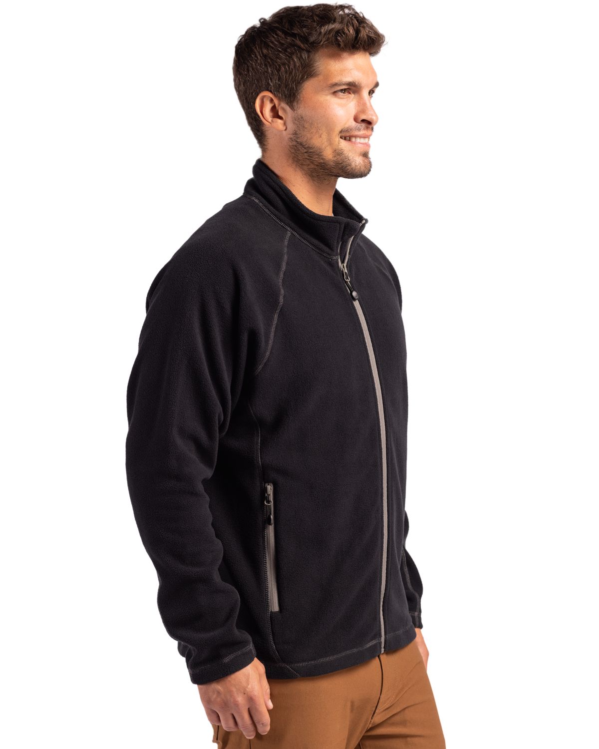 Clique Powder Recycled Fleece Mens Full Zip Jacket
