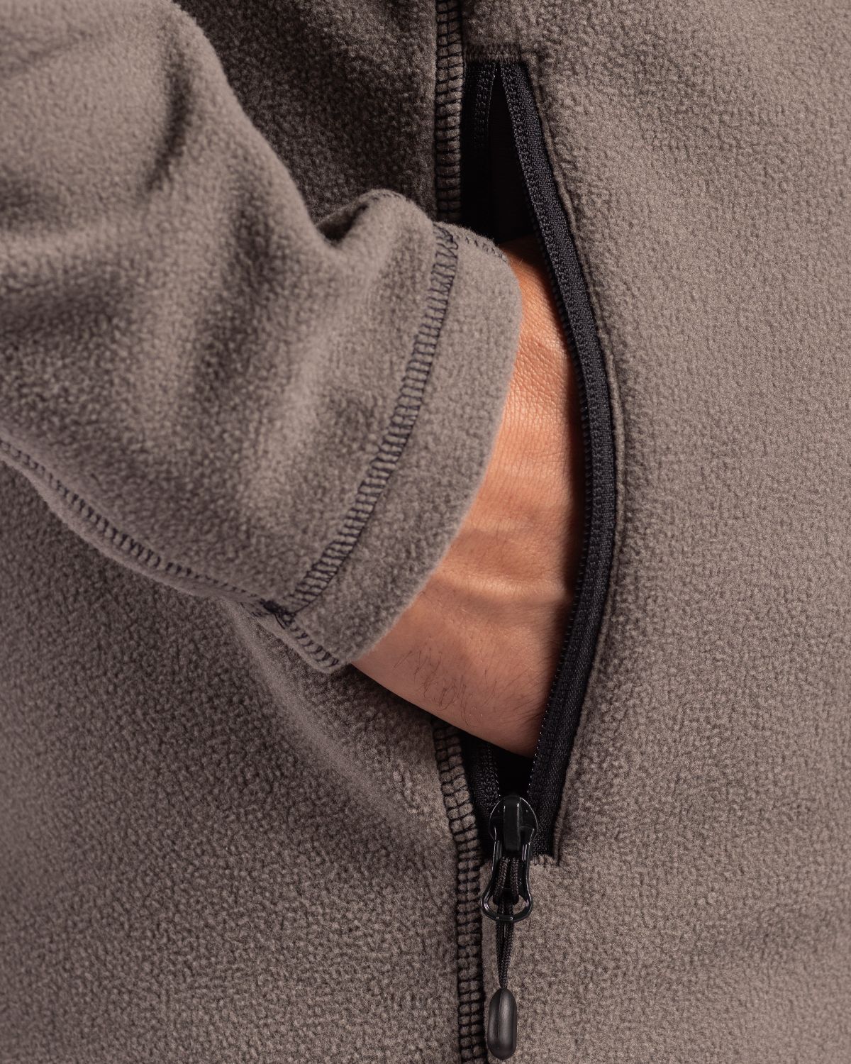 Clique Powder Recycled Fleece Mens Full Zip Jacket