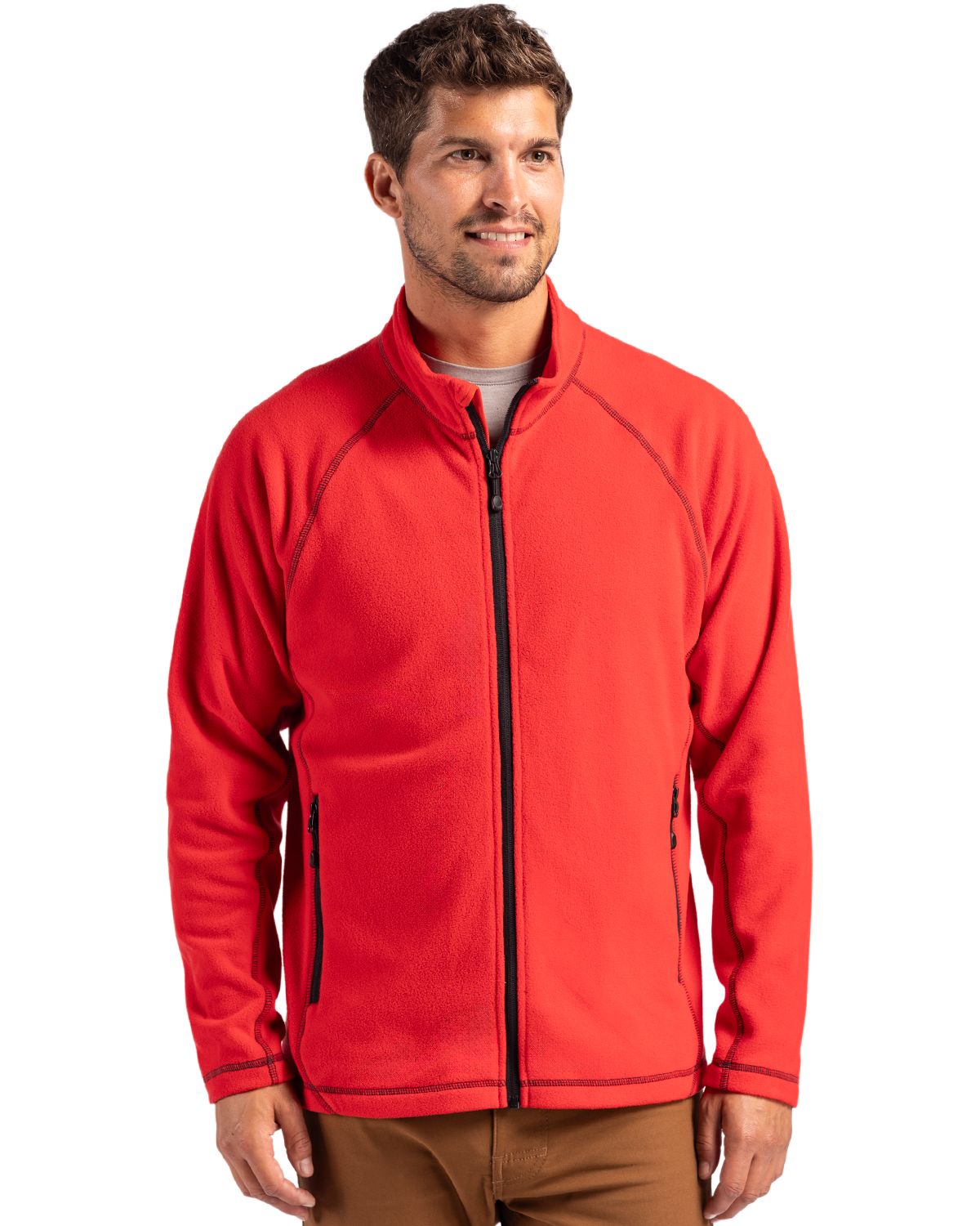 Clique Powder Recycled Fleece Mens Full Zip Jacket
