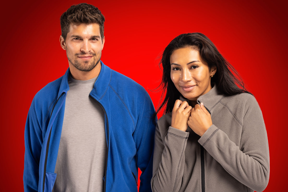 Clique Powder Recycled Fleece Mens Full Zip Jacket