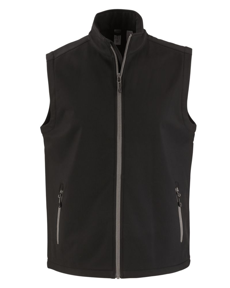 Clique Tempo Recycled Stretch Softshell Mens Full Zip Vest
