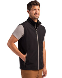 Clique Tempo Recycled Stretch Softshell Mens Full Zip Vest