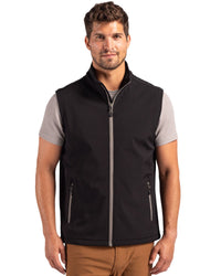 Clique Tempo Recycled Stretch Softshell Mens Full Zip Vest