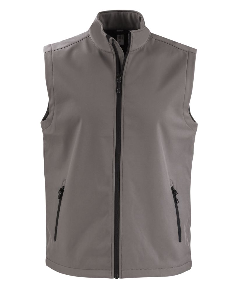 Clique Tempo Recycled Stretch Softshell Mens Full Zip Vest