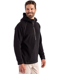Clique Powder Recycled Fleece Mens Half Zip Sweatshirt