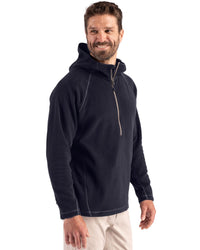 Clique Powder Recycled Fleece Mens Half Zip Sweatshirt