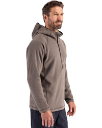 Clique Powder Recycled Fleece Mens Half Zip Sweatshirt