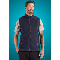 Clique Powder Recycled Fleece Mens Full Zip Vest