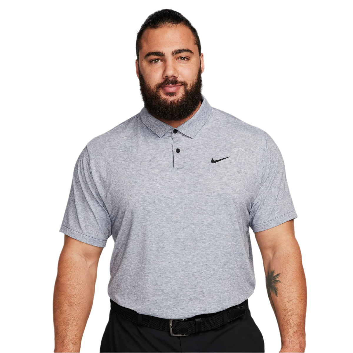 Nike Dri-Fit Tour Heather Golf Polo - Mens