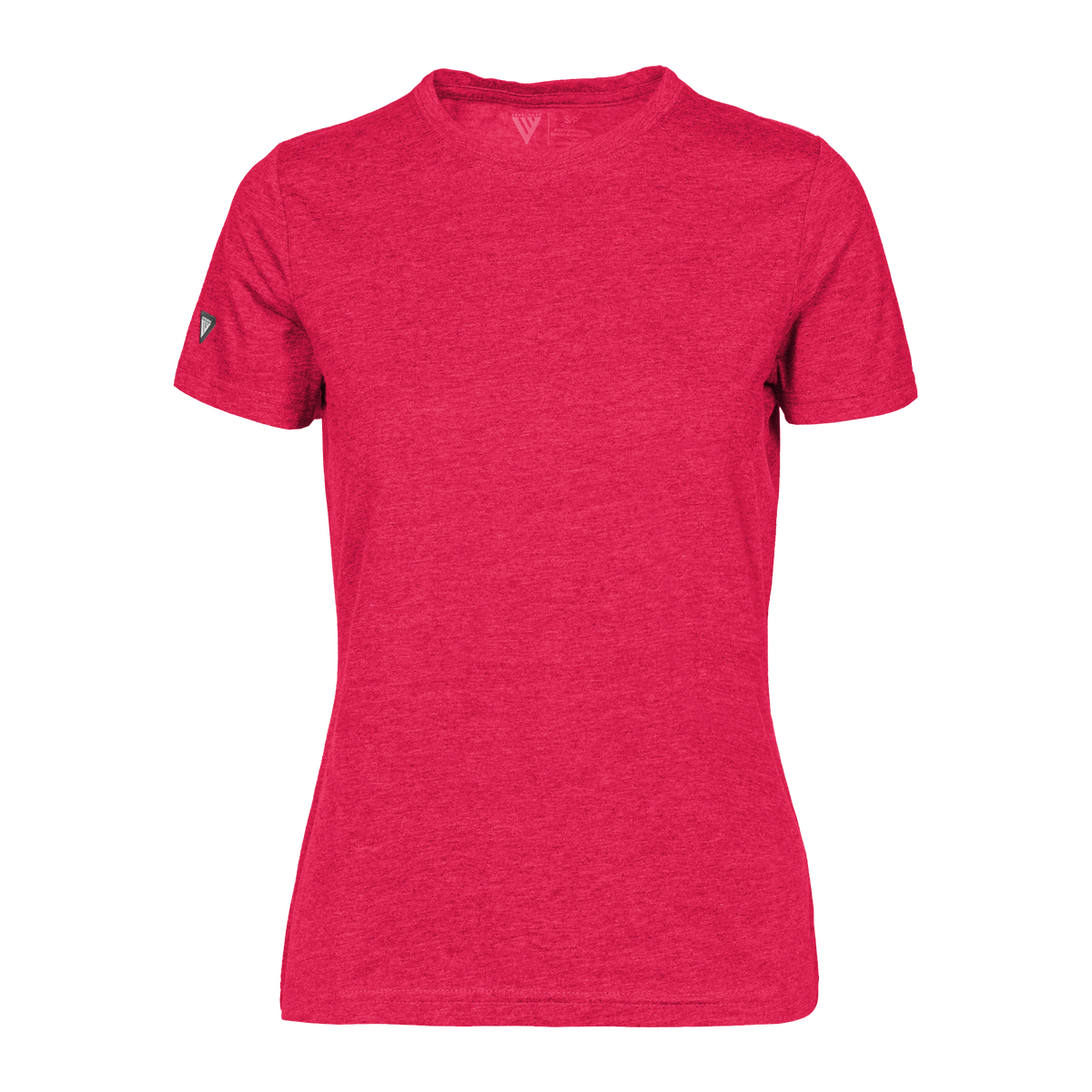 Levelwear Maddox Crew Neck Tee - Womens - Heather Raspberry