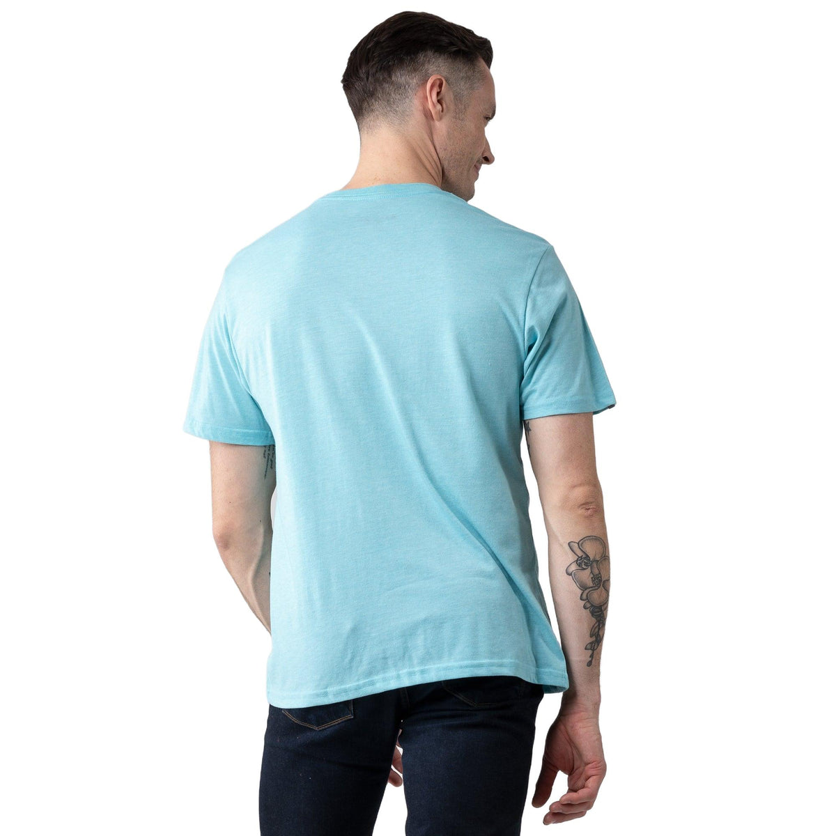 Levelwear Richmond T-Shirt - Mens - Heather Marine Blue