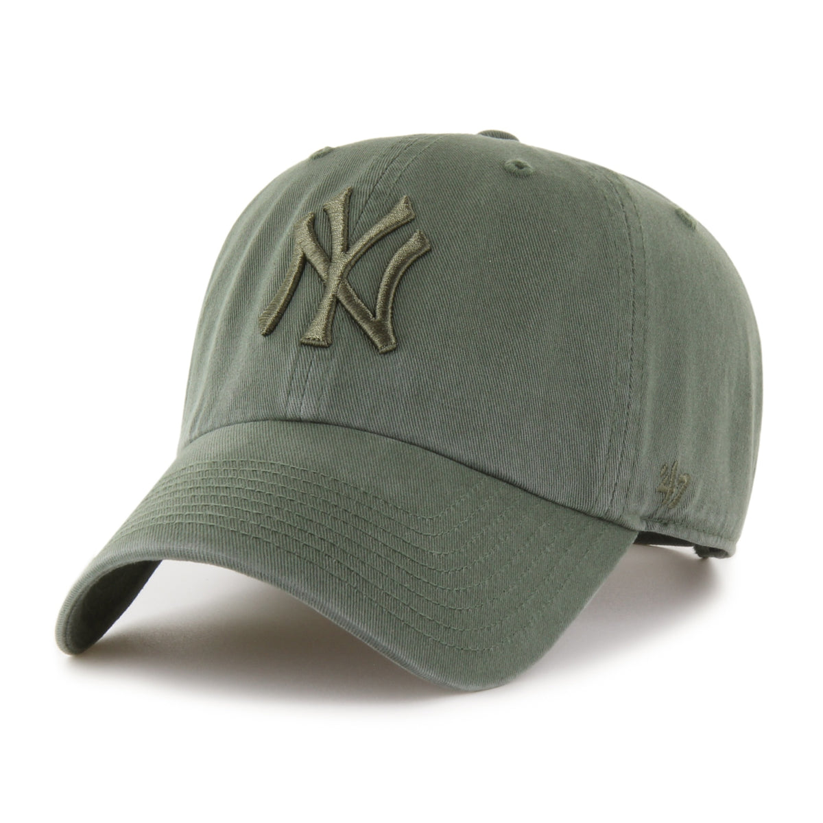 New York Yankees '47 Clean Up Cap - Moss Tonal