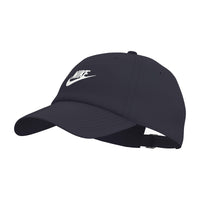 Nike Club Unstructured Futura Wash Cap - Obsidian / White