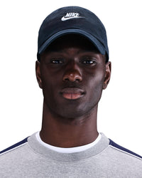 Nike Club Unstructured Futura Wash Cap - Obsidian / White