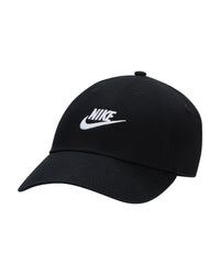 Nike Club Unstructured Futura Wash Cap - Black / White