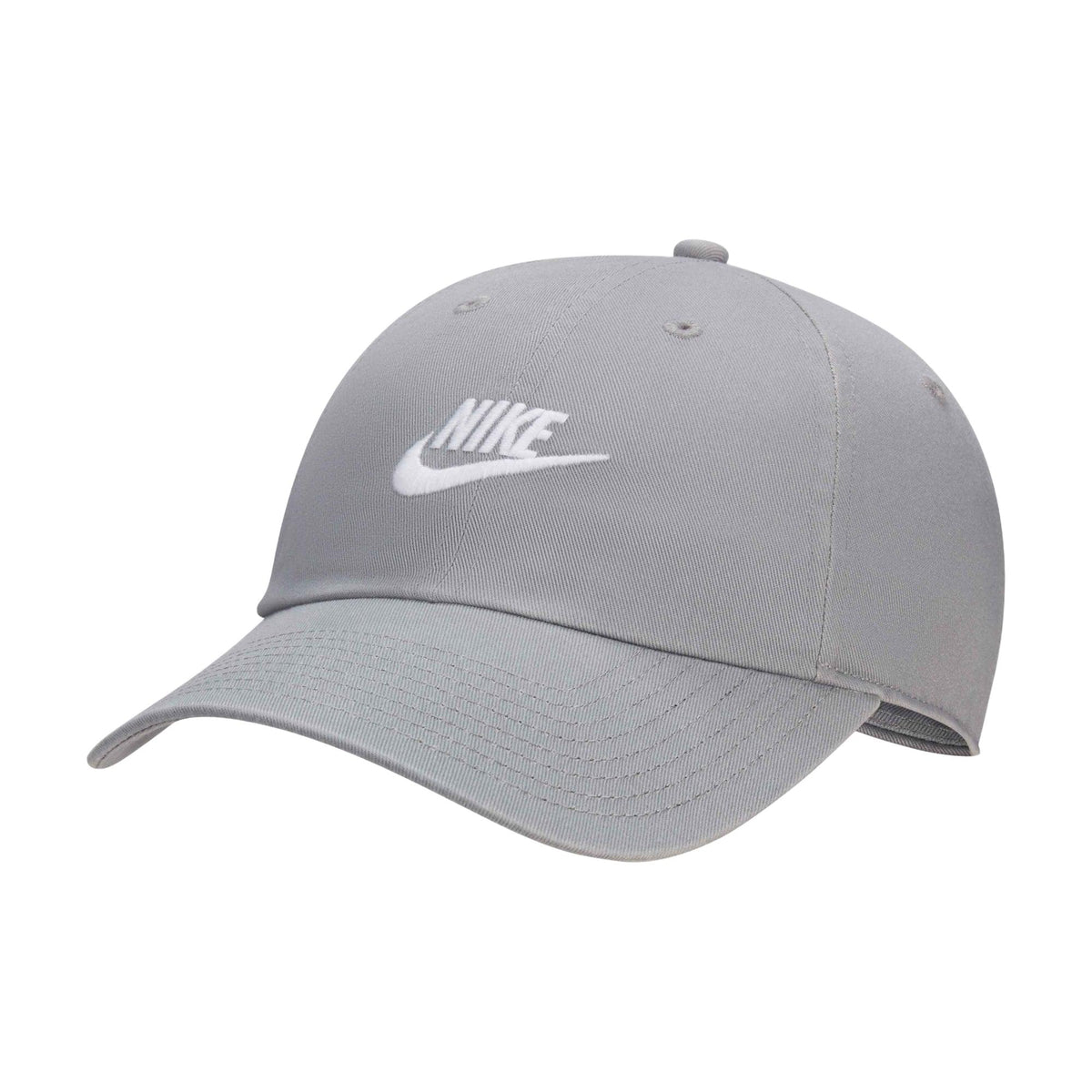 Nike Club Unstructured Futura Wash Cap - Particle Grey / White