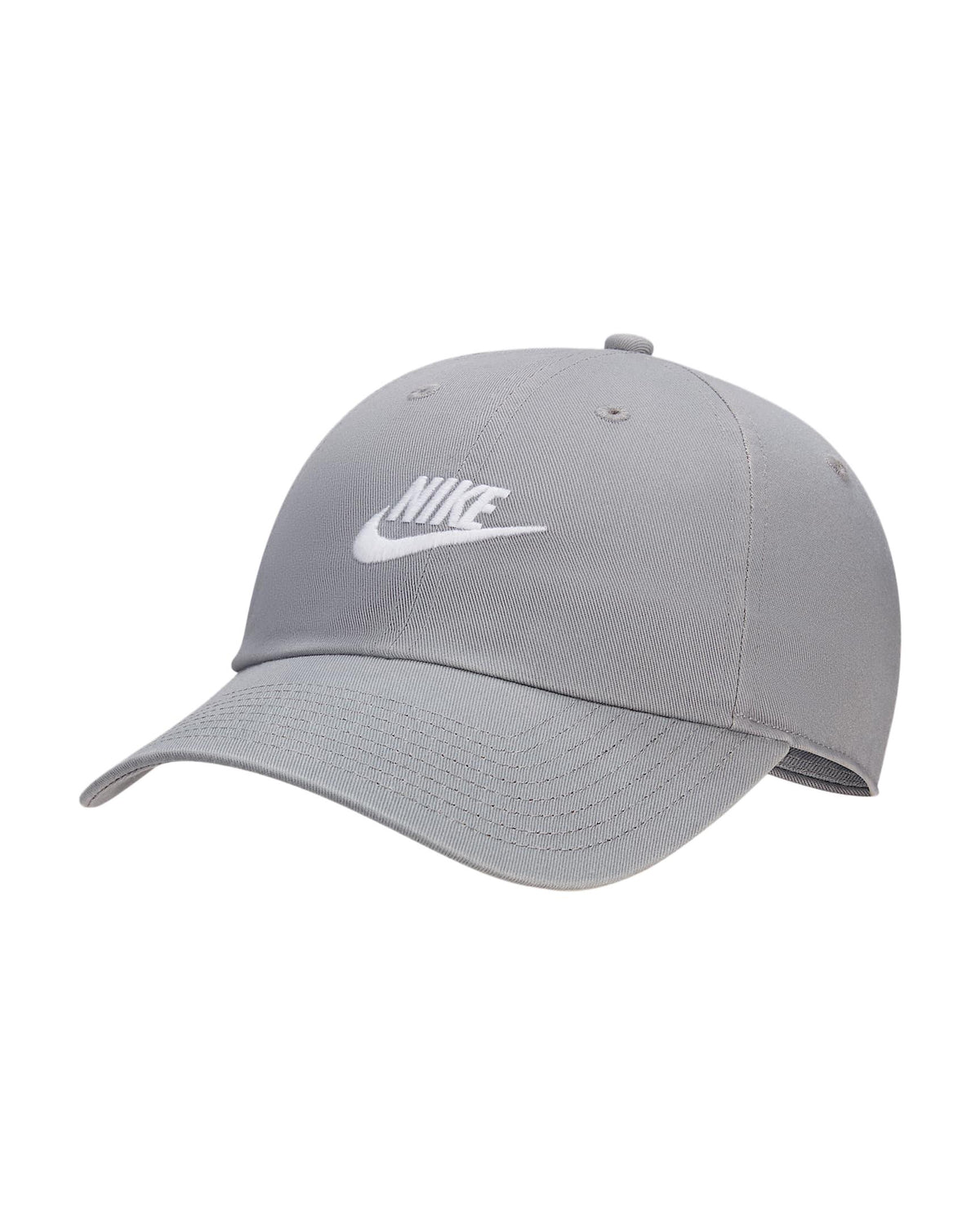 Nike Club Unstructured Futura Wash Cap - Particle Grey / White