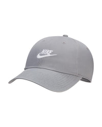 Nike Club Unstructured Futura Wash Cap - Particle Grey / White