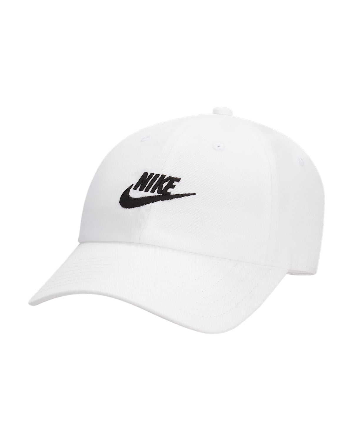 Nike Club Unstructured Futura Wash Cap - White / Black