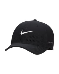 Nike Dri-FIT ADV Rise Structured SwooshFlex Cap - Black / Anthracite / White